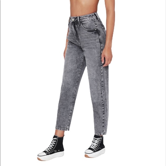 Denim - SWS ultra high rise mom crop jeans